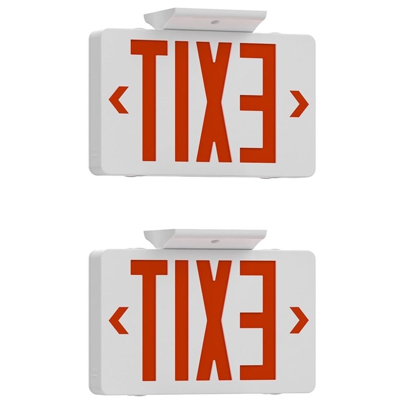 Emergency Exit Sign - B67C z certyfikatem UL, komercyjny zestaw
