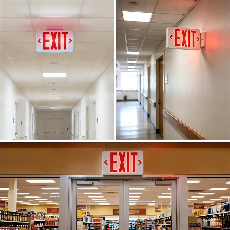 Światło ewakuacyjne LED z cert – Emergency Exit Sign recenzja i cena