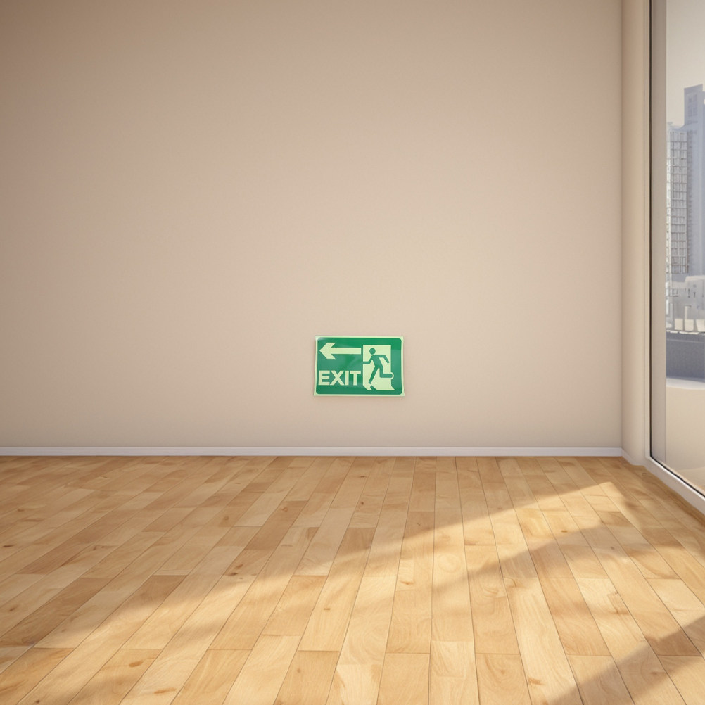 4 sztuki świecących naklejek e – Emergency Exit Sign recenzja i cena