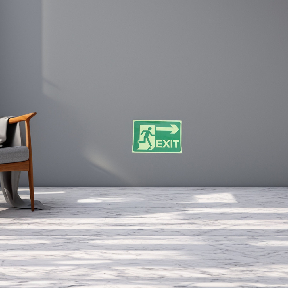 4 sztuki świecących naklejek e – Emergency Exit Sign recenzja i cena