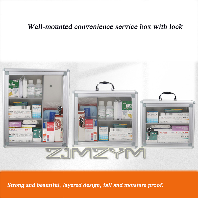 Przenośna apteczka ze stopu al – Medicine Cabinet Lock recenzja i cena