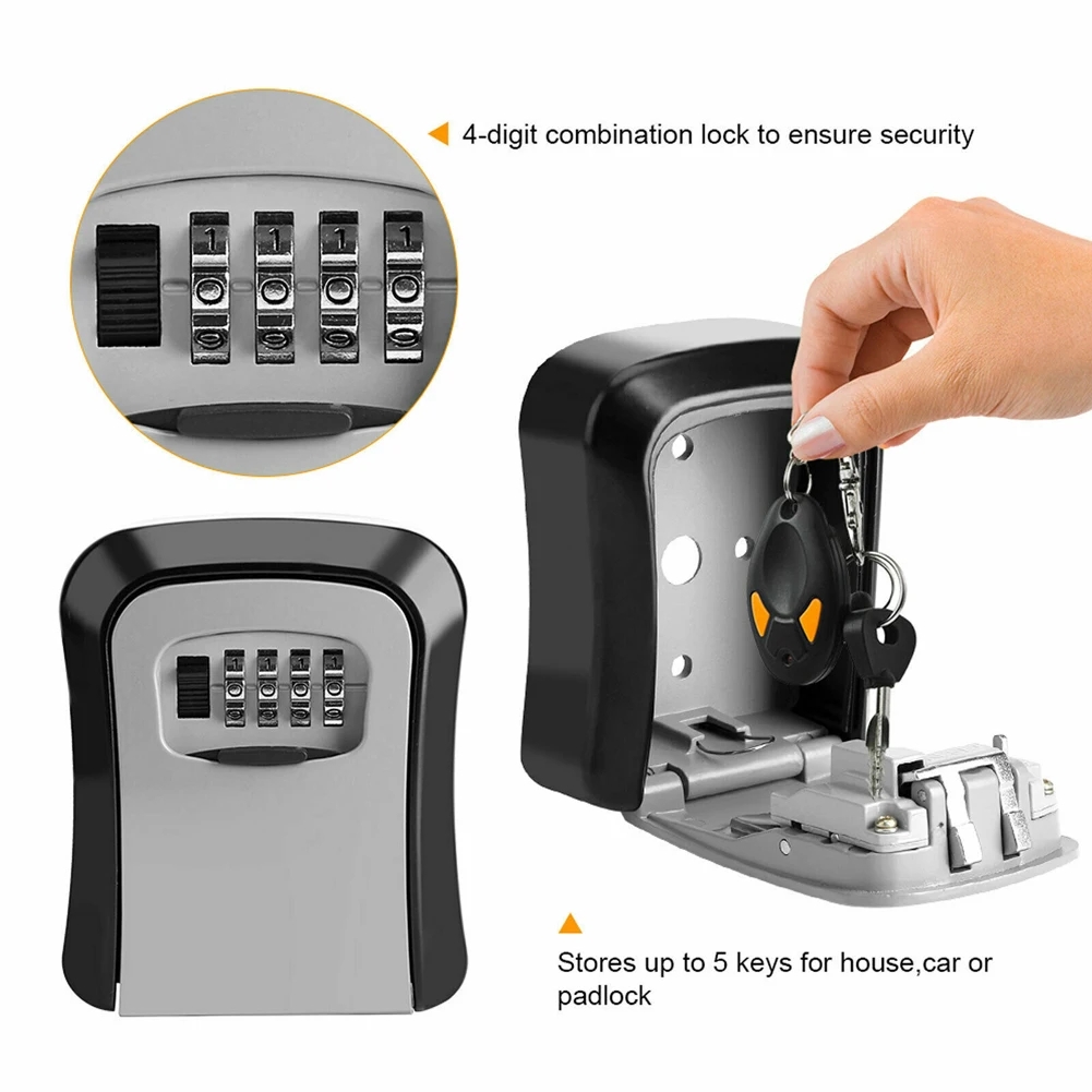 Naścienny zamek na klucze 4-cy – Lockbox Key Secure recenzja i cena